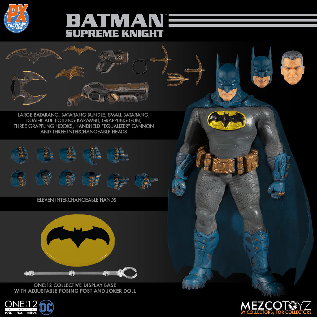 Mezco One:12 Collective Batman Supreme Knight PX Exclusive Figure | Comic  Fortress