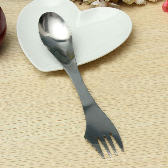 No More Plastic Silverware-Reusable Spork (Spoon, fork and knife!)