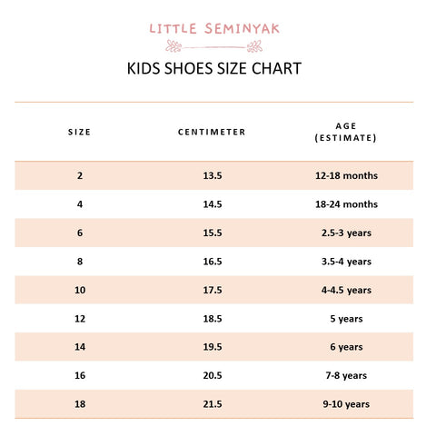 Size Chart – Seminyak Leather Bali