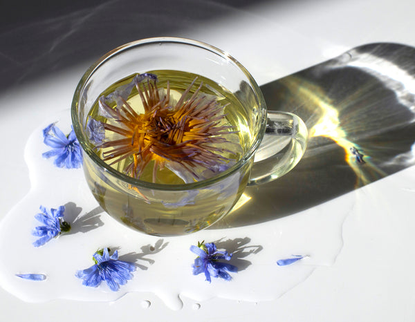 Organic blue lotus flower tea