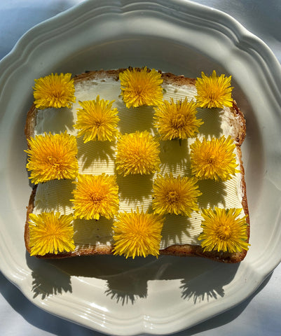 dandelion toast