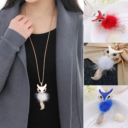 枚数限定 GARSON DAD FOX FUR CRYSTAL CHAIN | tatihome.com