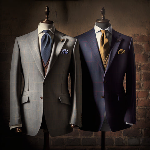 Elegant Kalamazoo Custom Tailoring - KCT Menswear suits on display with sophistication