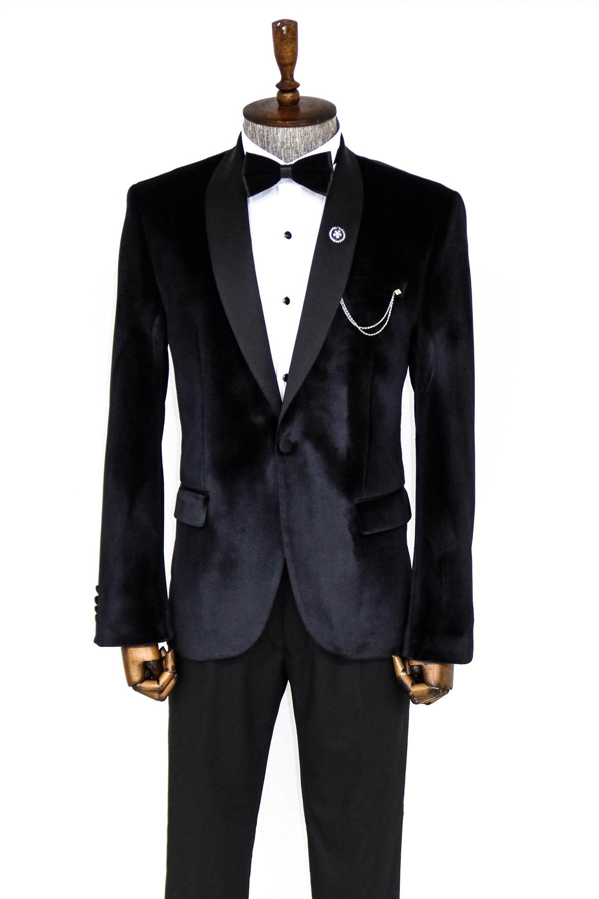 Black Velvet Blazer#N# – KCTMenswear