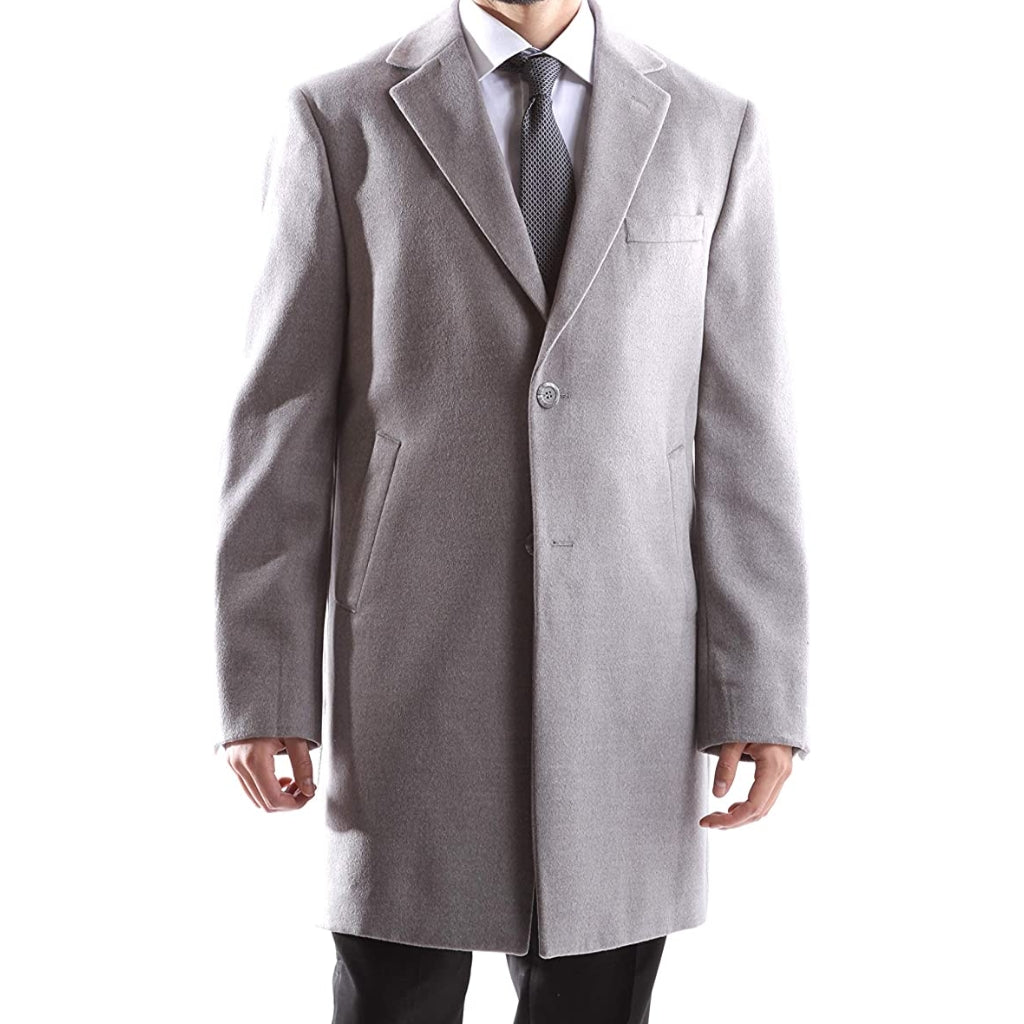 Light Grey Long Coat – KCTMenswear