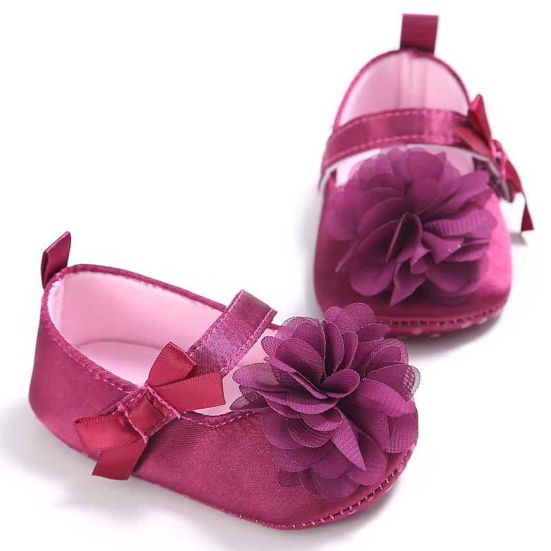 purple flower shoes