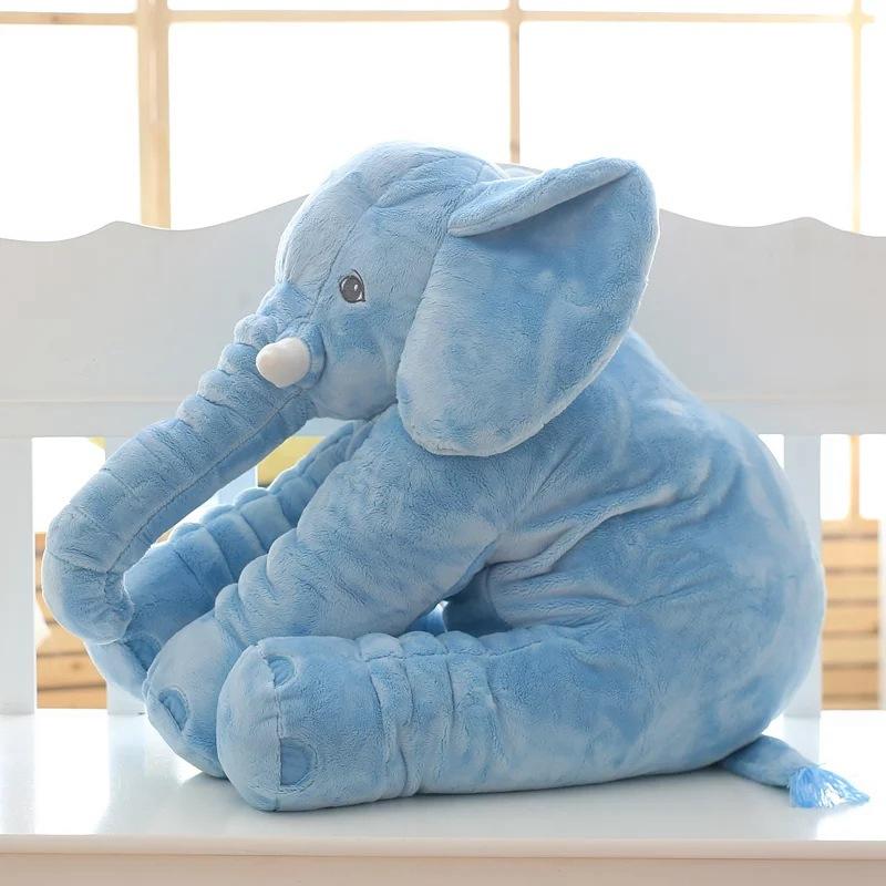 large plush elephant sleeping pillow