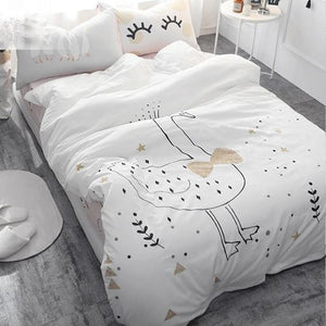 Whimsical Bird Duvet Cover Set Fig Avenue