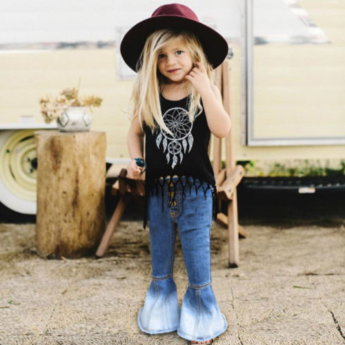 bell bottoms with cowboy boots