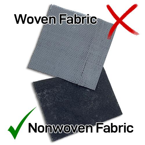 Woven and Nonwoven Geotextile Fabric