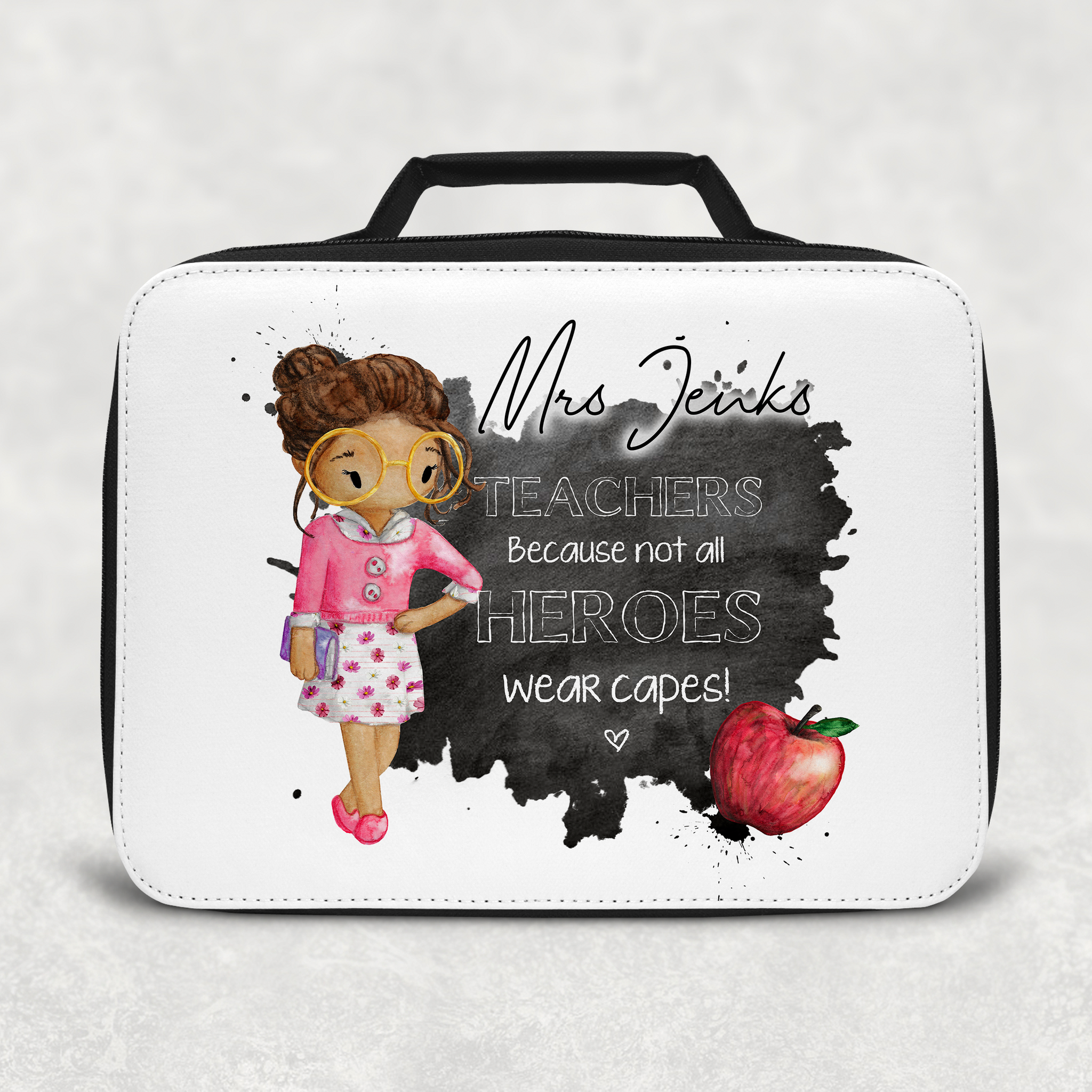 personalised teacher lunch bag