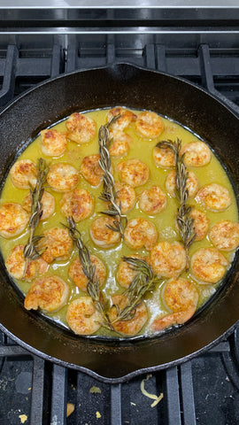 Tsalt Citrus Vine Smoked Garlic Rosemary Shrimp