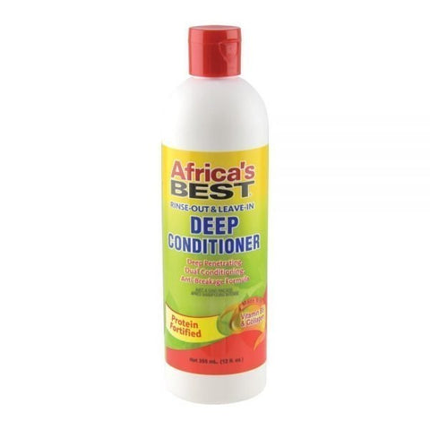 Africas Best Rinse Out Leave In Deep Conditioner 12oz Black Hair Care Uk