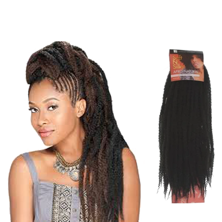 Sensationnel Soft N Silky Synthetic Afro Twist Braid Black Hair Care Uk