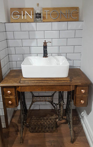 Sewing Machine Sink