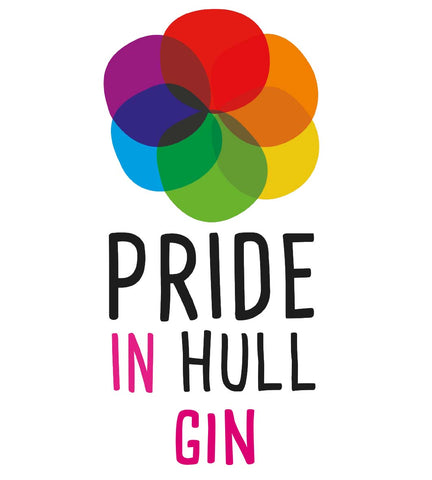 Pride In Hul 2019 Gin Label (front)
