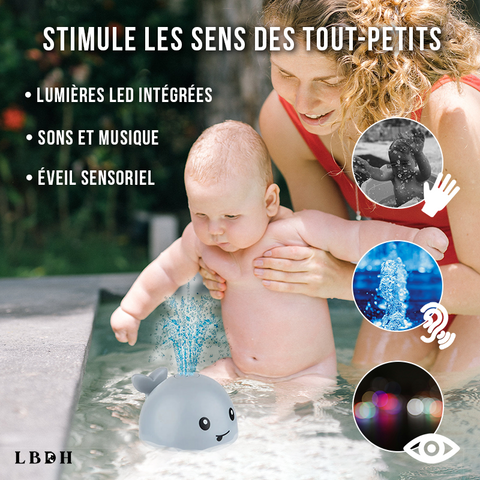 Jouet Bain Bébé Baleine Interactive – La Boutique Des Hommes