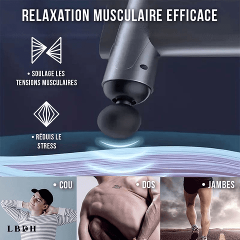 relaxation musculaire efficace du pistolet de massage musculaire