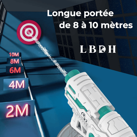 longue portée de 8 à 10 mètres du pistolet à eau électrique