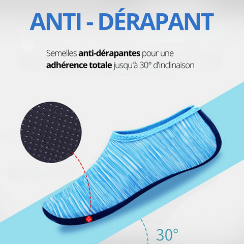 Chaussettes de piscine antidérapante