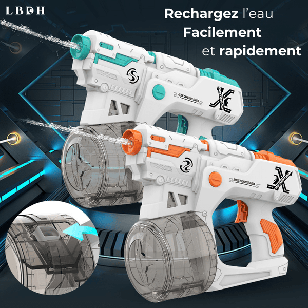 rechargez l'eau facilement et rapidement du pistolet à eau électrique