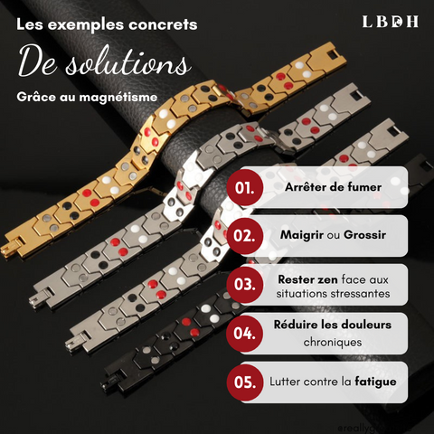 Bracelet magnétique surpuissant – La Boutique Des Hommes