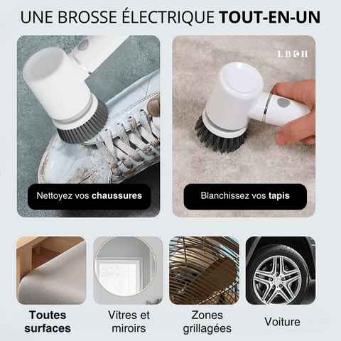 Brosse de nettoyage électrique professionnelle pour ménage – La Boutique  Des Hommes