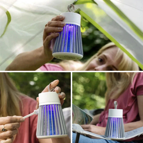 La lampe UV anti-moustiques  Pour des soirées d'été en toute