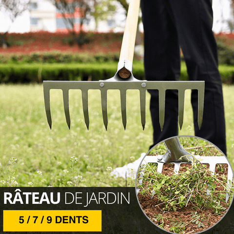 Rateau de jardin polyvalent