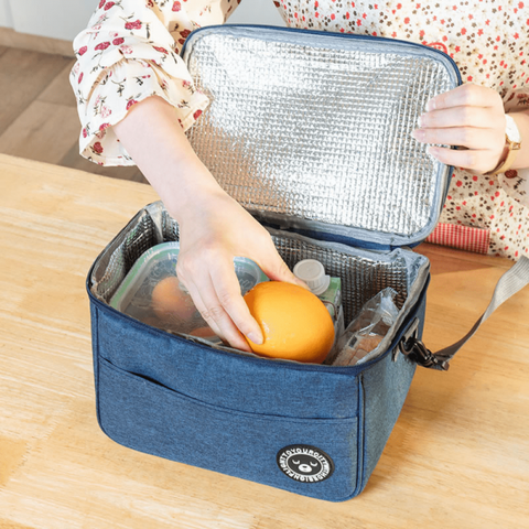 Panier Repas,Sac À Lunch Isolé,Sac Isotherme Repas Portable Lunch