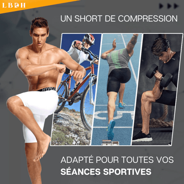 Short de compression homme sport