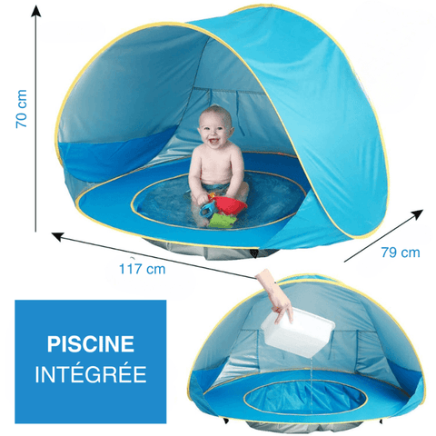 Tente Anti UV de plage pour bébé avec piscine – La Boutique Des Hommes