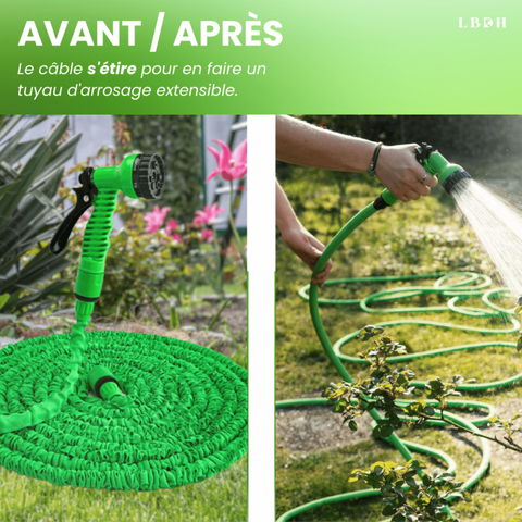 Tuyau D'irrigation Flexible Et Extensible, Tuyau D'arrosage