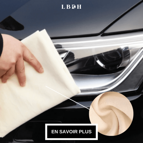 serviette lavage voiture en peau de chamois lbdh la boutique des hommes