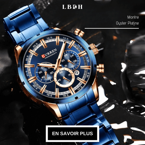 montre oyster platine pour homme lbdh la boutique des hommes