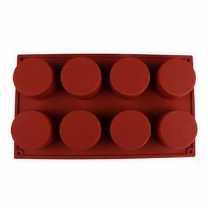 Psa 12 Cavity Rectangle Shape Round Edges Silicone Mould/Mold for Soap  Making, Loaf, Muffins, Cheesecakes Approx 75-80 Gpsa (Random Color), 27.9 x