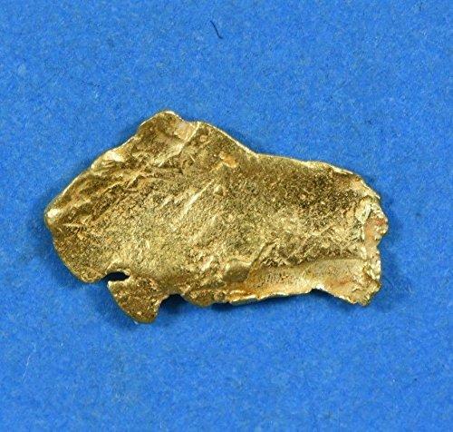 Alaskan-Yukon BC Gold Rush Natural Gold Nugget 0.10 Grams Genuine