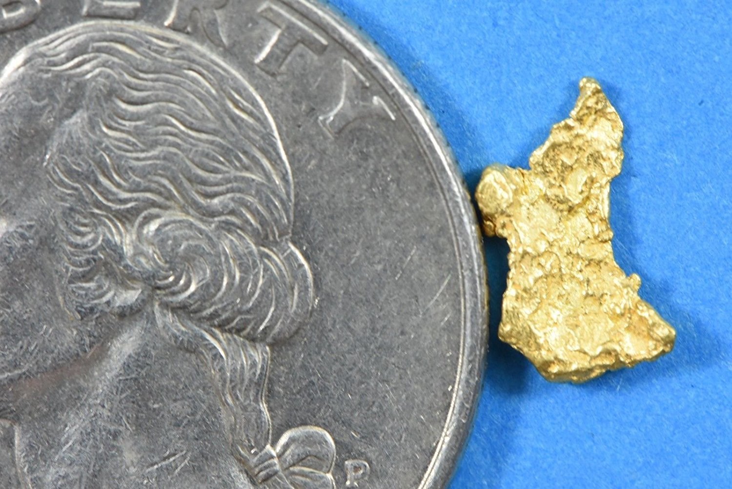 Alaskan Gold Nugget Genuine Yukon Small 22k .1g Fine – rocksolidfossils