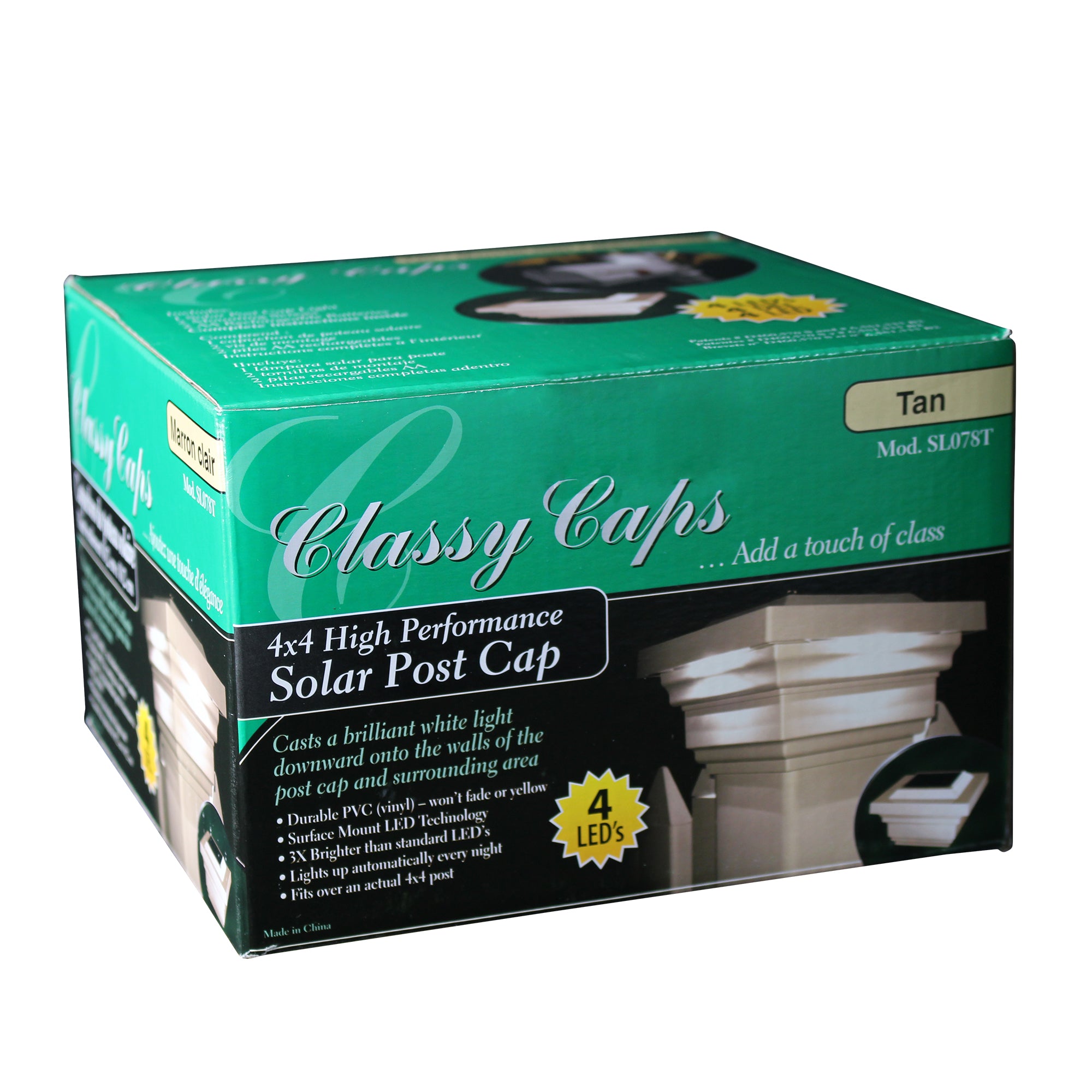 Classy Caps Regal Solar Post Light Quality Construction Supply