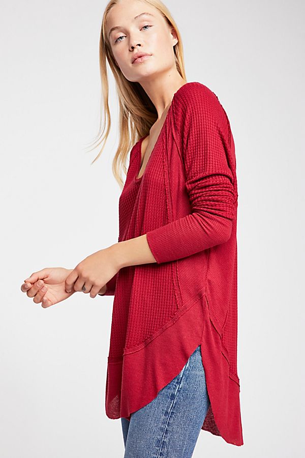 free people catalina thermal top