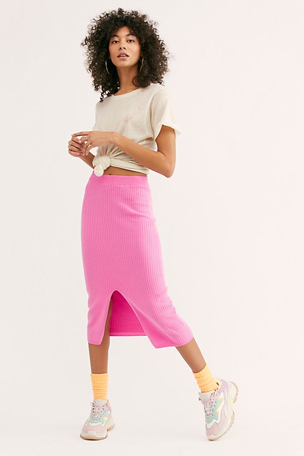 skyline midi sweater skirt