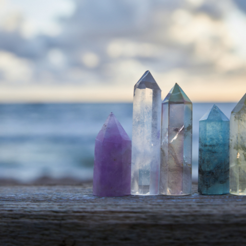 becoming aligned with crystals