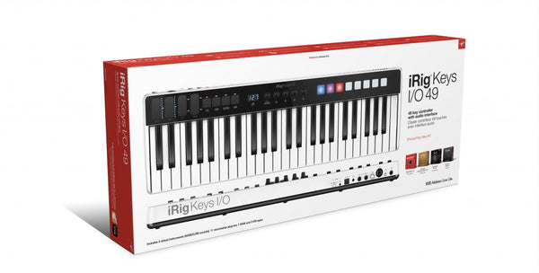 Ik Multimedia Irig Keys I O 49 Keyboard Controller With Audio Interfac Select Produce