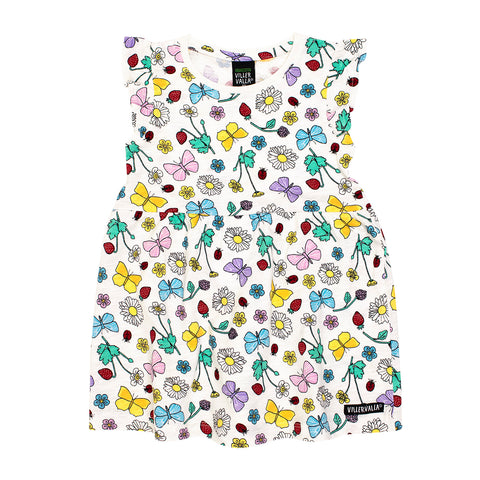 Baby Ruffle Short Sleeved Dress | Flowers