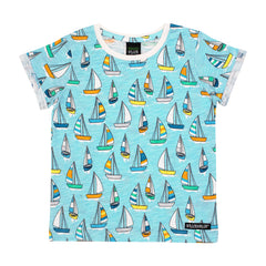 Baby & Kids Short Sleeved Shirt | Sailboat