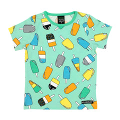 Baby & Kids Short Sleeved Shirt | Popsicle Print in Green