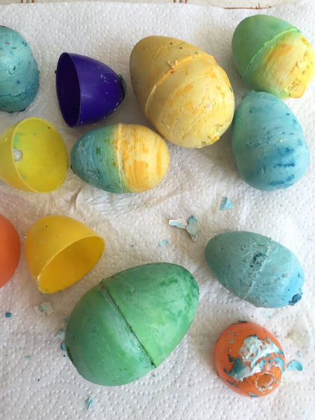 DIY Plaster Easter Eggs - Vegan, reusable, eco, green - step 5