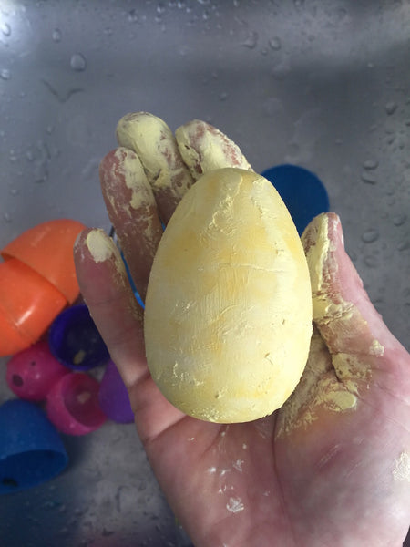 DIY Plaster Easter Eggs - Vegan, reusable, eco, green craft - step 6