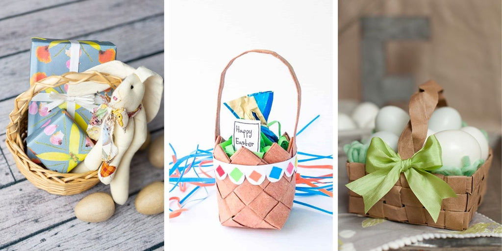 Plastic-Free Easter Baskets, DIY Paper Basket Tutorials