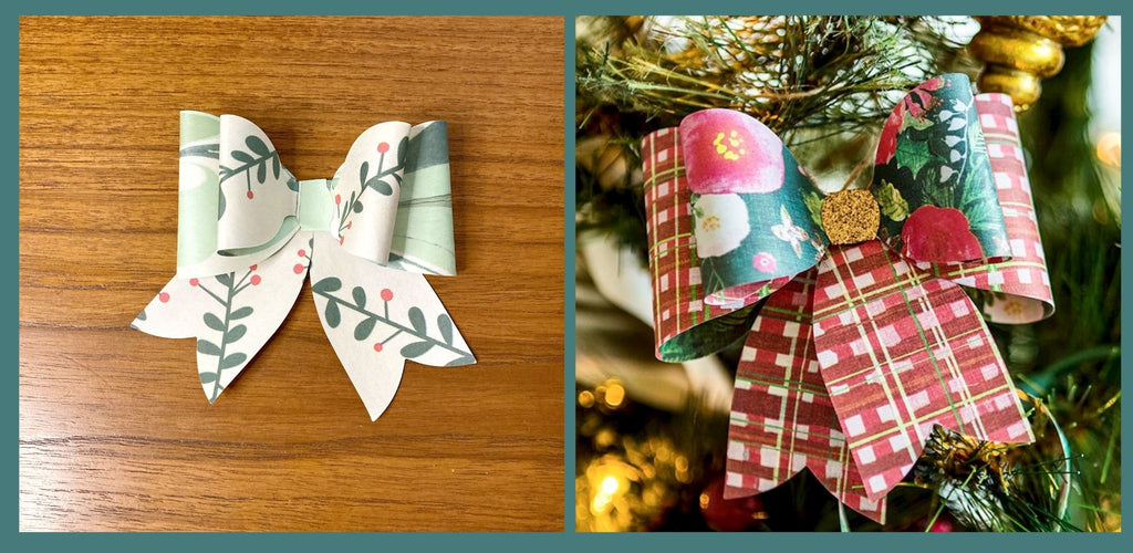 How to make a Gift Bow out of Wrapping Paper - Step 3